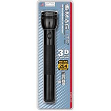 Maglite Heavy-Duty Incandescent 2-Cell D Flashlight, Black