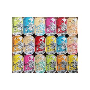 Conservas Portugal Norte Porthos Sardines in Wood Box 5 tins 4.4 oz each