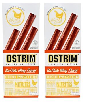 Ostrim Chicken Snack Stick Buffalo Wing Flavor High Protein (2 pack)