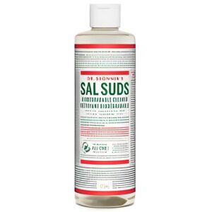 Dr. Bronner's - Sal Suds Biodegradable Cleaner (16 Ounce) - All-Purpose Cleaner, Pine Cleaner for Floors, Laundry and Dishes, Cuts Grease and Dirt