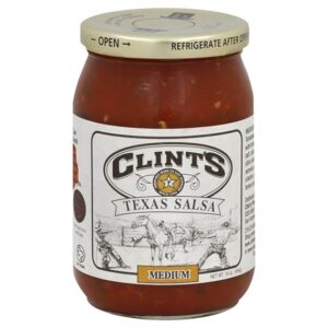 Clints Texas Medium Salsa 16.0 OZ (Pack of 3)