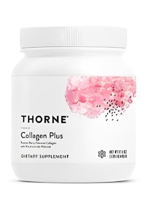 THORNE Collagen Plus - Collagen Peptides Powder with Nicotinamide Riboside and Clinically Studied Ingredients for Skin Texture and Moisture - Healthy Skin, Hair, and Nails - 17.5 Oz - 30 Servings